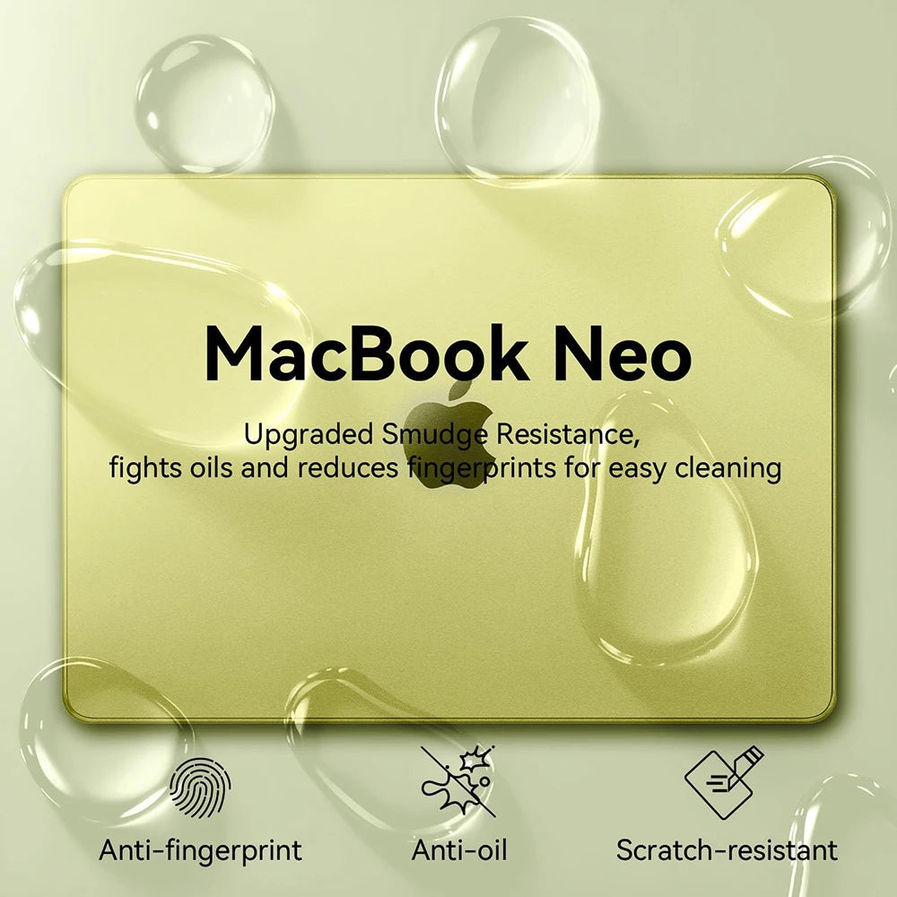 Laptop Protector Case For MacBook Neo 13 inch 2026 With Keyboard Cover Plastic Hard Shell Case For MacBook Neo A3404 Accessories