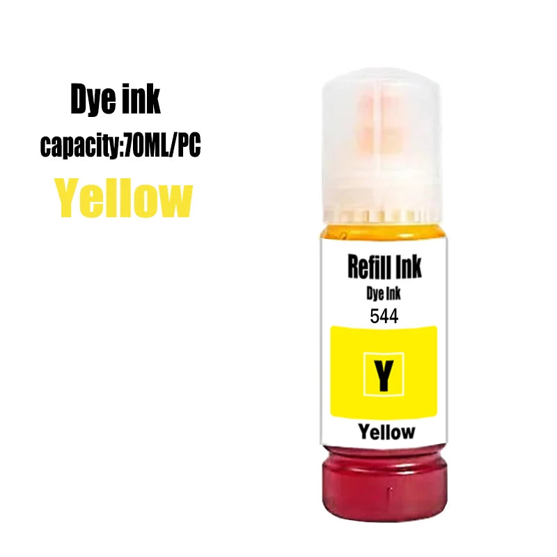 544 Dye Refill ink Premium quality Dye Ink for For Epson EcoTank L1210 L3110 L3150 L3210 L3250 L3251 L3260 L5290 Printer