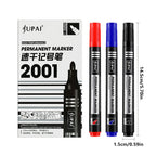3 Pcs/Colors Permanent Marker Pens – Quick-Drying & Eraser-Resistant | For Note-Taking & Marking | Office Stationery.
