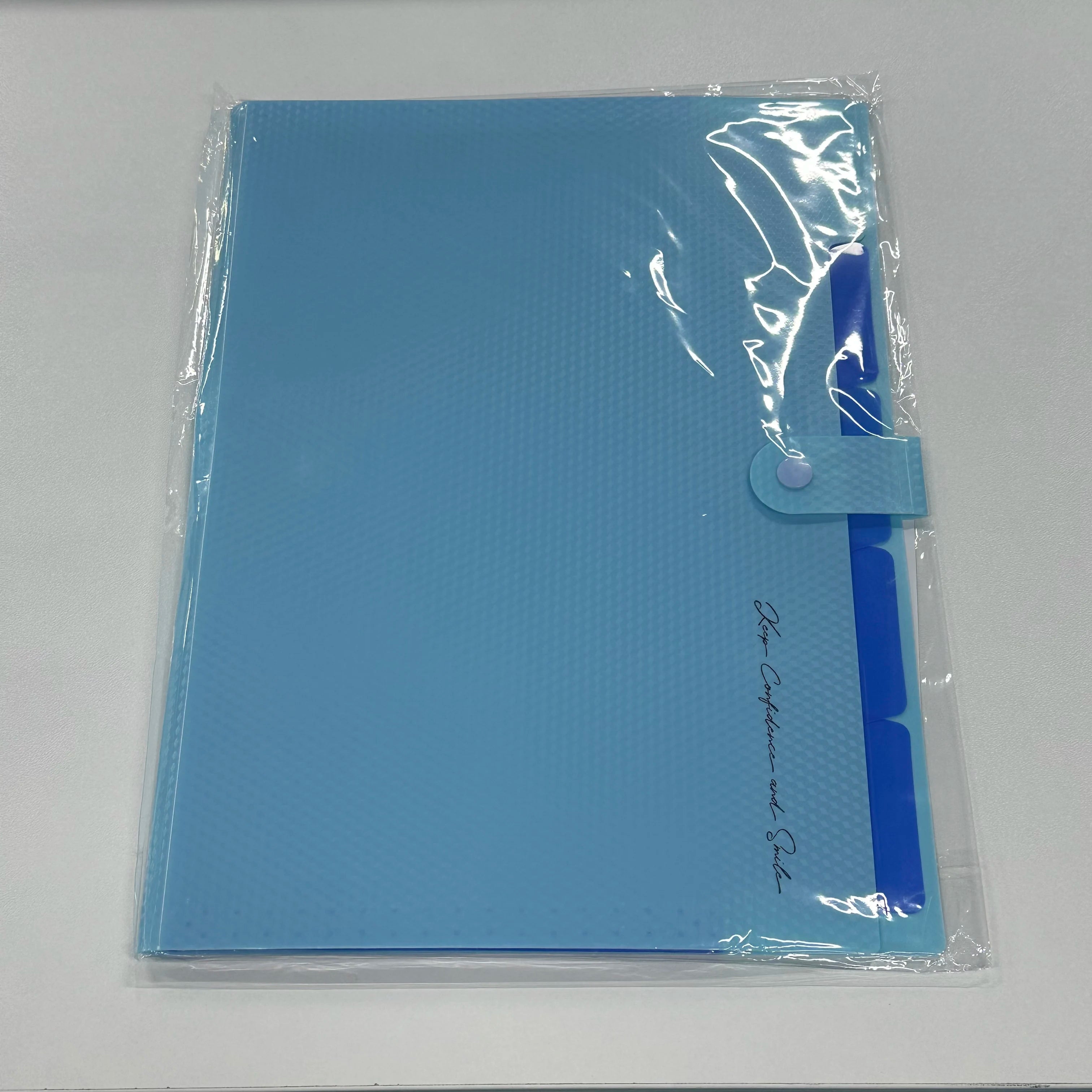 1Pc A4 Size Accordion File Folder 5 Pocket Filer Folder for Documents Paper Organizer for School Office