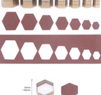 7Pcs Leather Die Cutter Hollow Punching Tool Cutting Mold Punching Die Set for Handmade DIY Leather Craft 20/25/30/35/40/45/50mm