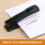 EAGLE Metal Stapler With 1000 Staple,Max 25 Sheets for Permanent/Temporary Stapling,9cm Deep Throat,Office Desk Stapler