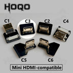 HDMI-compatible FPV Cable Micro/Mini HD-90 Degree Adapter FPC Ribbon Flat Pitch 20pin For TV Projector Multicopter Aerial Photog