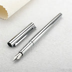 Jinhao X750 Classic Style Silver Clip Metal Fountain Pen 0.5 mm Nib Steel Ink Pens for Gift Office Supplies School Supplies