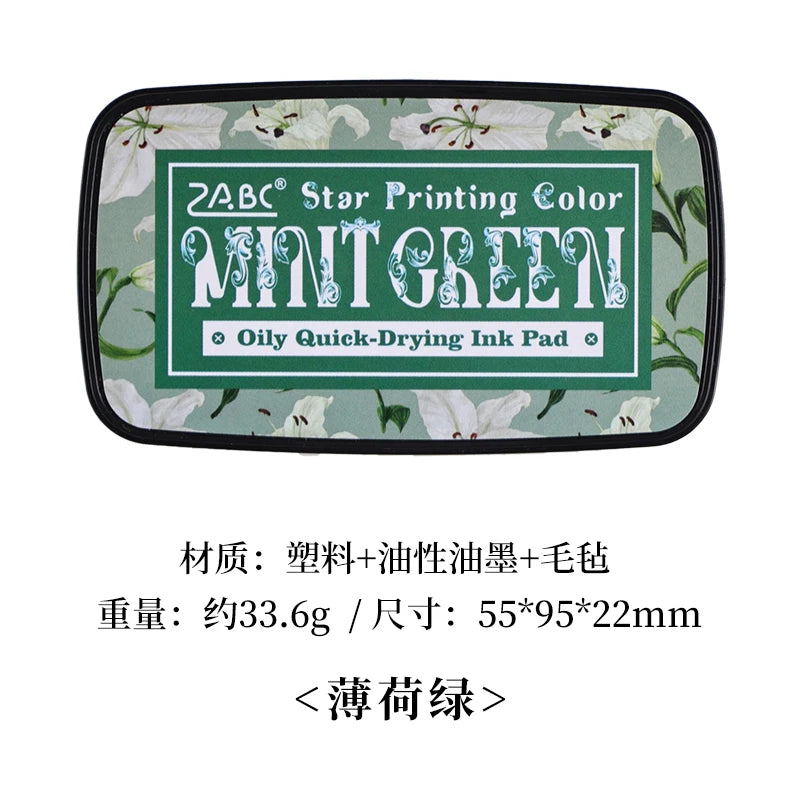 Multicolor Self-Inking Stamp Ink Pad for Planners Art Scrapbooking Student School Supplies Colorful Stationery Accessories