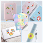 10 Sheets Printable Vinyl Sticker Paper Waterproof A4 Transparent Copy Paper for Inkjet Printer DIY Self-adhesive Label Stickers