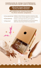 Capybara Pencil Sharpener Fast Sharpening Easy to Use for Kids Students School Office Stationery Cute Anime Merch Kawaii Gift