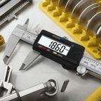 High Precision Digital Caliper - Electronic Display Thickness Gauge - Industrial Grade Stainless Steel Precision Measuring Tool