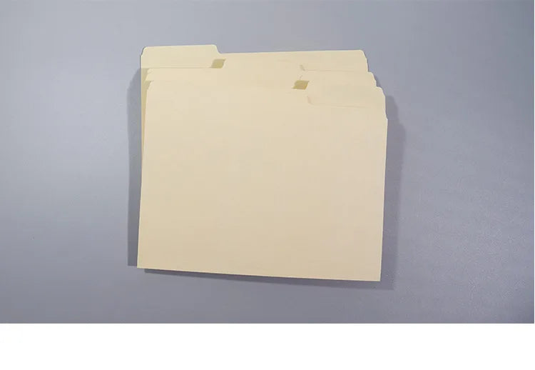 Manila Folder Letter Size A4 Office Materials Classification Storage Book Archive Folder