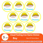 Custom Heat Transfers Name Sticker Personalized Washable Clothes Ironing Stickers Iron-on Labels Fabric Clothing Babysuit Tags