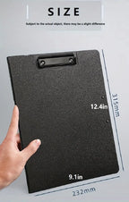 A4 File Folders Clipboard Writing Pad Memo Clip Board Double Clips Test Paper Storage Organizer For School Stationary Supplies