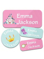 Custom Name Stickers 130 Pieces - Waterproof Personalized Adhesive Labels for Clothing
