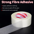 Single-sided Fiberglass Filament Tape Lithium Battery Insulation Wrap Fiberglass Tape Home Appliance Carton Fixed Packing Tape
