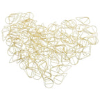 100pcs Waterdrop Paperclips Gold Metal Office Supplies Document File ganizer Teardrop Clips Paper Clamps For Files Binding
