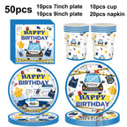 Police Party Plates Napkins Police Birthday Party Tableware Set Police Officer Car Party Decorations Favors Police Theme Party
