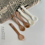 Kitchen Tools 9-13CM Natural Shell Ice Spoon Cream Coffee Caviar Spoon Mother of Pearl Seashells Stirring Spoons Teaspoon Crafts