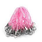 50pcs/lot Hand Wrist Lanyard String Short Grip Lanyard Mobile Phone Strap for USB Flash Drive Keychain ID Badge Holder DIY