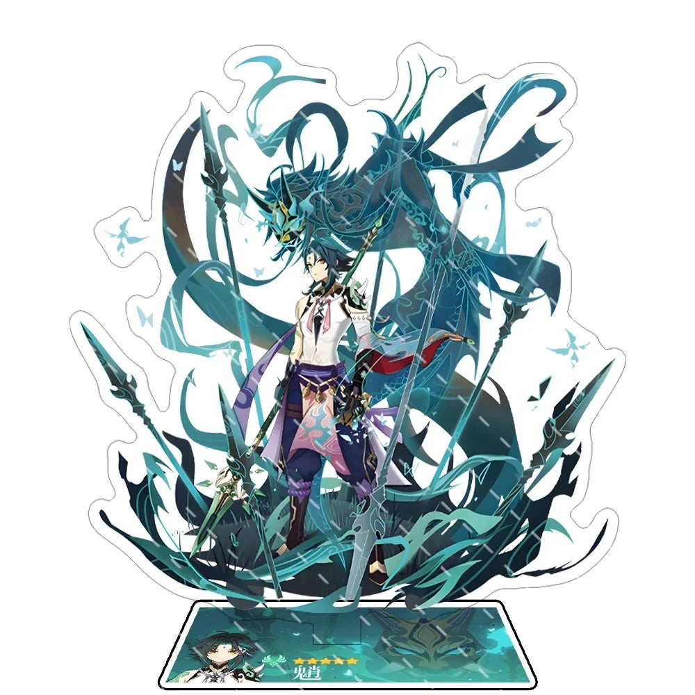 Odette Lohen Flins Durin Mavuika Columbina Xiao Arlecchino Acrylic Anime Model Furina Collect Desktop Decoration Keychains Gift