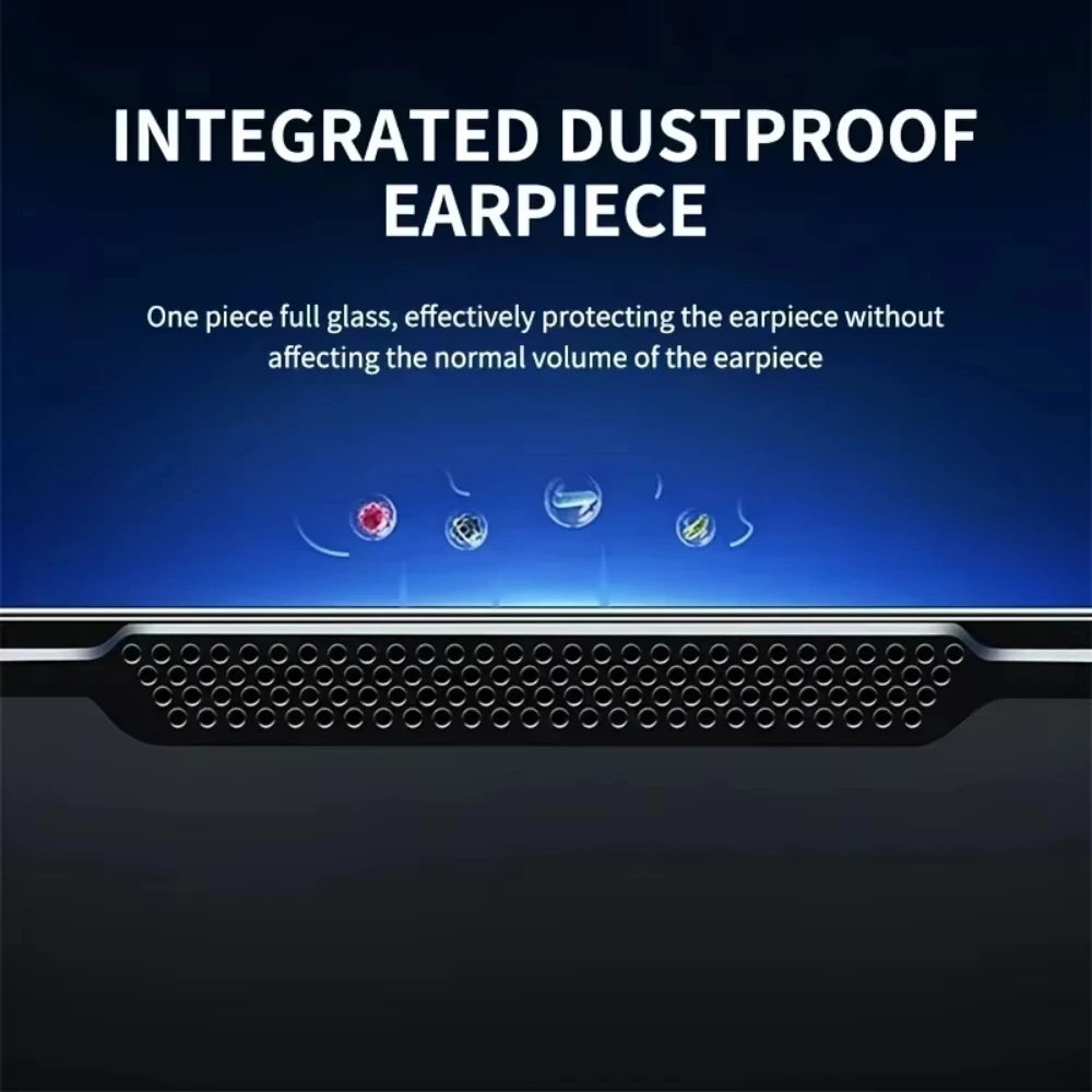 1-5PCS Easy Install HD Screen Protector For iPhone 17 Pro Max 18 15 16 13 11 14 16e 12 Mini XR X Xs 7 8 Plus Air Tempered Glass