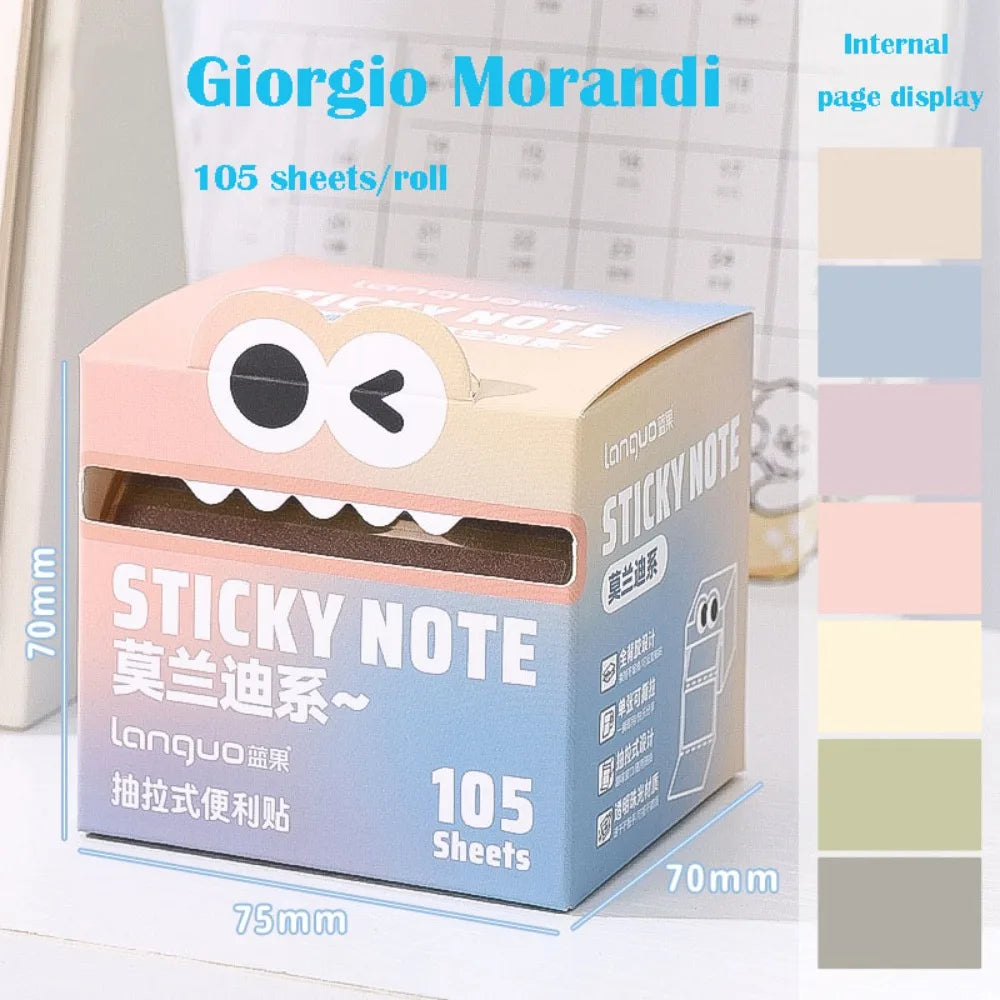 105 Sheets Cartoon Memo Pad Paper Sticky Notes Planner Sticker Paste Kawaii Papeleria Office School Supplies Korean Stationery
