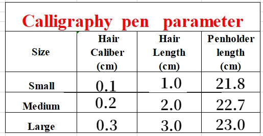 Line Drawing Brushes Chinese Mixed Hair Brush Chinese Calligraphy Small Regular Script Brush Pen Meticulous Drawing Stationery