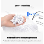 Small Electric Office Automatic Confidential Shredder for Household and Confidential Documents Shredder