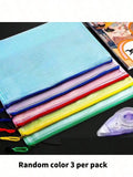 Large Capacity Waterproof A4 File Bag Zipper Document Storage Bag for Desktop Game School Textbook Suitable Office Supplies