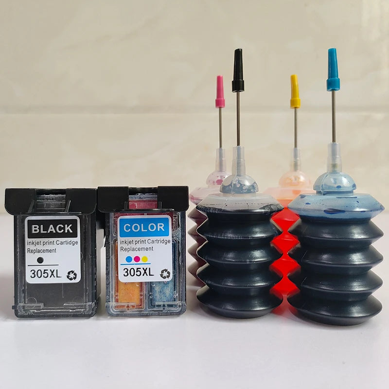 305XL Refillable Ink Cartridge Remanufactured for HP305 305XL for HP DeskJet 2330 2700 2710 2721 2722 4100 4120 4110 4130 1210