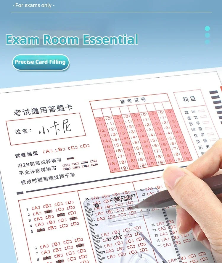 Mathematical Rulers Set Multi-function Geometry Drawing Ruler Transparent Rotatable Scale Ruler for Drafting School Supplies