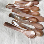 Kitchen Tools 9-13CM Natural Shell Ice Spoon Cream Coffee Caviar Spoon Mother of Pearl Seashells Stirring Spoons Teaspoon Crafts
