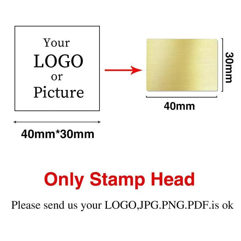 Custom Stamps Personalized Logo Metal Stamps Custom Wax Seals Stamps Customize Your Own Logo Gift Stamps Invitation Stamps