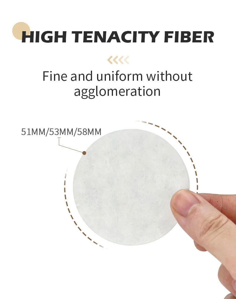 Coffee Filter Paper 51mm 53mm 58mm Round Disposable Secondary Water Filter Papers Espresso Portafilter Accessories Barista Tools