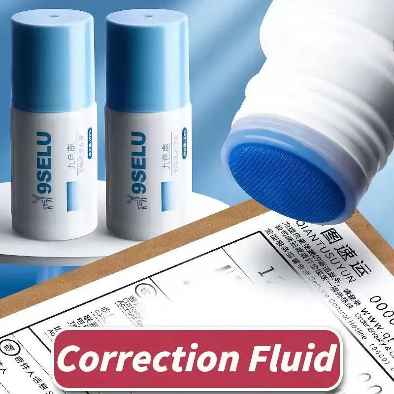 Fast-Drying Thermal Paper Correction Fluid Eraser Package Parcel Box ID Information Protector Anti Peep Identity Info Guard
