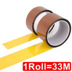 5-40mm Kapton Tape Polyimide Adhesive Insulating Adhesive Tape Каптоновый Скотч Heat Tape for Board Protection