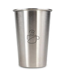 5 Pack Stainless Steel Cups Pint Cup Tumbler Metal Cups Stackable Cup 350ml Metal Drinking Glasses for Travel Outdoor Camping