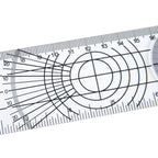 0- 360 Degree Goniometer Angle Medical Spinal Angle Ruler Angle Inclinometer Ruler Protractor Angle Finder Measuring Tools New