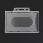20/5/1PCS Waterproof Clear Plastic PVC ID Card Name Badge Holder Transparent Business Card Sleeve Cover for School Office