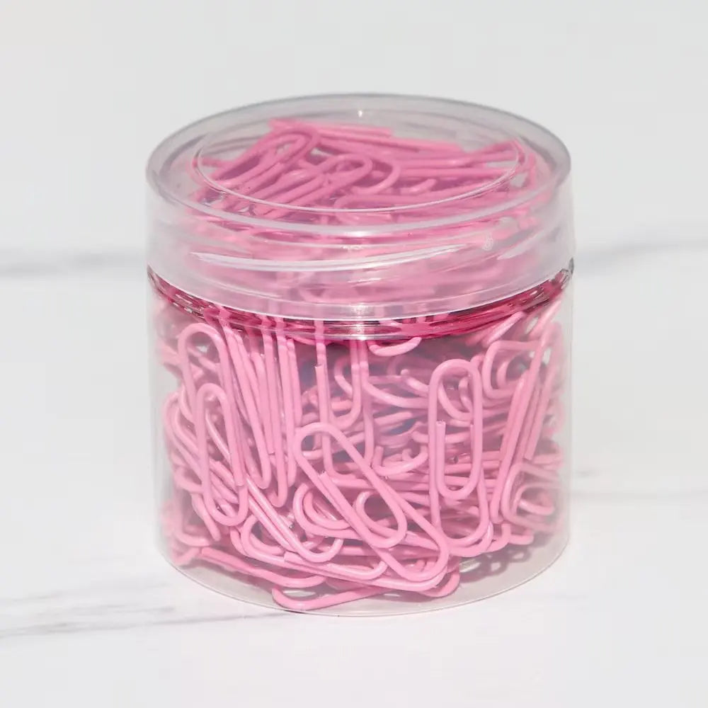 A box of paper clips, multi-color optional, color bills, small card storage gadgets, DIY small material clips, school supplies,