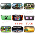 Hot Sale At Rock-bottom Price 10 Styles Minecrafte Pencilcase for My World Oval Pencil Case PU/fabric Student Supplies MC Toys