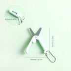 1pc Mini Portable Folding Scissors Creative In Pastel Colors Stainless Steel Paper Cutting Art Projects Office School Supplies