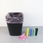 5 Rolls/bag Disposable Small Trash Bags Portable Pe Rubbish Bags Wastebasket Bags Small Garbage Bags Office Kitchen Waste