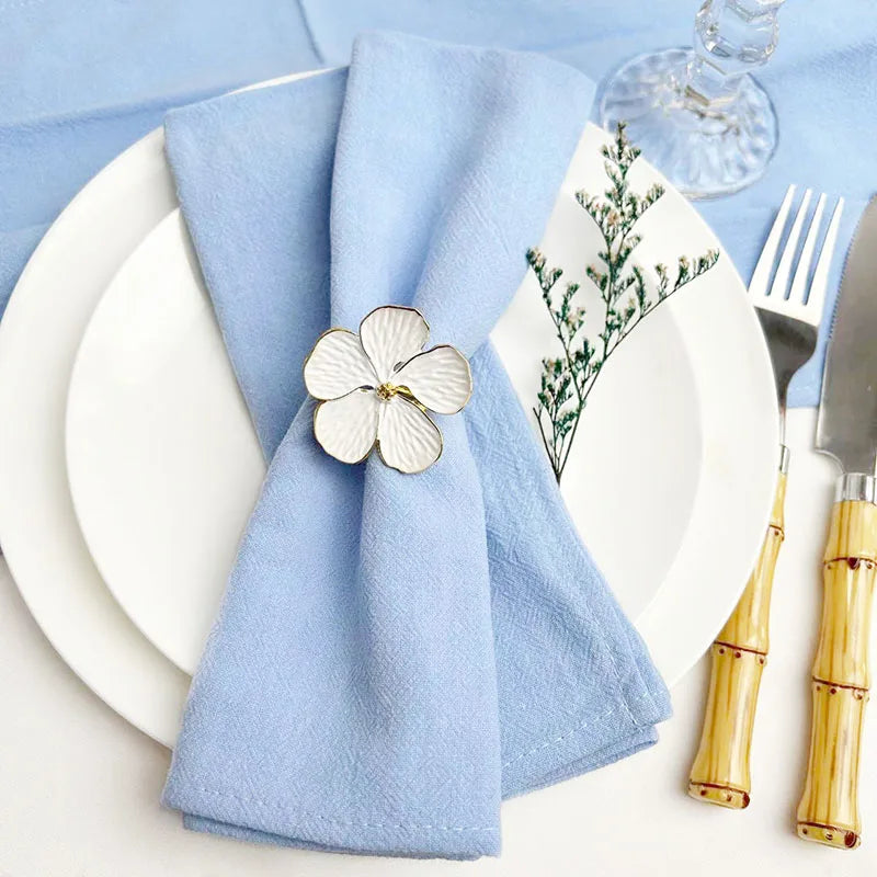 4PCS Christmas Red Cloth Napkins Washable 30x45cm 100% Cotton Fabric Tea Towel for Dinner Wedding and Parties Decor