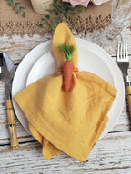 Set of 6 Cotton Dinner Cloth Napkins 30x45cm Soft Washable Perfect for Weddings Parties Christmas Birthdays and Family Gathering