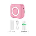 Mini Printer for IPhone and Android, Wireless Mini Photo Printer Label Printer, Portable BT Mini Thermal Printer Print Labels