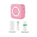 Mini Printer for IPhone and Android, Wireless Mini Photo Printer Label Printer, Portable BT Mini Thermal Printer Print Labels
