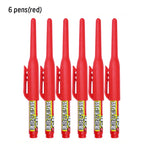 Lot 45mm Waterproof Long Head Nib Deep Hole Markers Pen Tile Carpenter Pen Multi-purpose for Woodworking Black/Blue/Red Ink