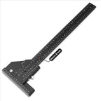 Multifunction Accurate Scale Woodworking Sliding Gauge 0-280mm T Shaped Ruler High-precision Miter Square Scribe Ruler
