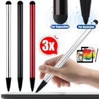 1/3PACK Universal Stylus Pencil Portable 2 in 1 Universal Touch Screen Pen Capacitive Resistive Stylus for Phones Tablets Laptop