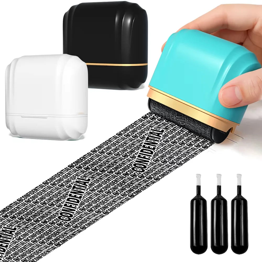Rolling-type Stamping Seal Garbled Characters Privacy Seal Express Delivery Anti-leakage Information Coverage