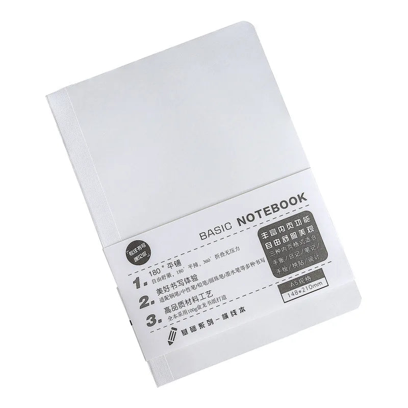 A5 A6 80Sheet Paper Refill Agenda Planners Diary Grid Line  Binder Sheets Six Hole envelope zip pouch Office School Stationery